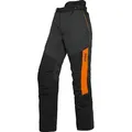 STIHL Bundhose Function Universal, atmungsaktiv, Schwarz-Orange, Nierenschutz, Größe XXL - 60