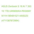 ASUS Zenbook S 16 AI 7 350 16 1TB UM5606KA-RK009W W11H 90NB1521-M002Z0 (47113878