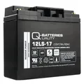 Q-Batteries 12LS-17 | 12V 17Ah Blei-Vlies-Akku / AGM VRLA mit VdS