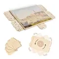 VEVOR 2000-teiliges drehbares Puzzlebrett mit 5 Schubladen & Abdeckung, tragbarer Puzzletisch (1045 x 763 x 36 mm), Puzzle-Zubehör für Erwachsene,