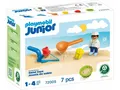 Playmobil Junior Sand Bakery – Toddler Sand Play Set with Moulds & Scoop, Outdoo