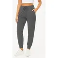 ROSS CAMP Jogginghose Jogginghose Damen (1-tlg) Baumwolle, Elasthan grau S