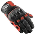 Berik Nador Motorrad Handschuhe, schwarz/neon-rot, M