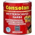 Consolan Wetterschutzfarbe Nachtblau Seidenglänzend 2,5,