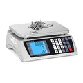 Steinberg Systems Zählwaage 30 kg / 1 g 22 x 17 cm Akku 72 h LCD Inventurwaage Inventur-Waage Stückzählwaage Referenzwaage