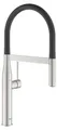 GROHE Essence, Herunterziehen, Edelstahl, Metall, Hebelgriffe, Einzelbild, 1/2"