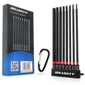 HASKYY Torx-Bit Lang Torx Bits Set 150mm 1/4" Schraubendreher T8-T40 Schwarz Torx