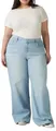 Levi's Pl 318 Shaping Wide Leg Tall Glass of Wa