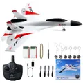 VEVOR RC-Flugzeug, 2,4 GHz 4-Kanal-Fernsteuerungsflugzeug mit 6-Achsen-Gyrostabilisator, Kampfflugzeug-Spielzeug mit 2 Batterien, leicht zu fliegendes RC-Segelflugzeug für Erwachsene, Kinder, Anfänger