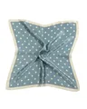 MayTree Seidentuch quadratisch, kleine Punkte 53x53 cm, Nickituch, Bandana, (Stück), 100% Seide