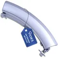 VIOKS Türgriff mit Achsen Ersatz für Siemеns 00751791 - Griff Fenstergriff Handgriff Ersatzgriff Waschmaschine Frontlader IQ500 IQ700 S10 S12 S14 S16 Extraklasse VarioPerfect SuperSilence