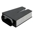 BORA ULBF flexibel Original Luftreinigungsbox für BORA Systeme Professional 2.0/3.0 und Classic 2.0 (PKA/PKAS/CKA2), Aktivkohle, Ersatzfilter Zubehör