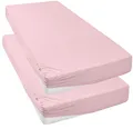 Spannbettlaken OTTO HOME "Strawberry in Gr. 90x200, 140x200 oder 180x200 cm", rosa, B:90cm L:200cm