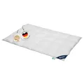 casimum Comfort Daunendecke Ganzjahresdecke 135x200 cm, Bettdecke alle Jahreszeiten aus 60% Daunen und 40% Federn, Allergiker geeignet (Nomite), Made in Germany, Downpass