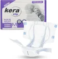 Kera Windeln Inkontinenz Slip MAXI NIGHT PREMIUM saugstarke Windeln für Erwachsene (mit doppeltem AUSLAUFSCHUTZ, 20-St., Atmungsaktive Erwachsenen Windel Cotton Feel), für den nächtlichen Gebrauch