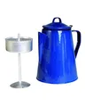 Mil-Tec Western Kaffeekanne Emaille mit Perkolator-Einsatz • Robuster Kaffeezubereiter für 2 Liter • Nostalgische Emaillekanne für 8 Tassen • Outdoor-Kaffeemaschine für Camping & Lagerfeuer