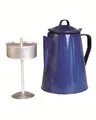 Kaffeekanne Email m.Percolator(12 Tassen), Outdoor, Camping, Military  -NEU-