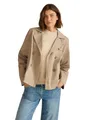 CECIL Damen B202024 Kurze Trench Jacke, Light Toffee, XL