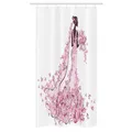 Hochzeit Schmaler Duschvorhang Floral-Brautkleid