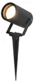 hoftronic LED Gartenstrahler GU10 4W 345lm 2700K IP65 Schwarz Schwenkbar