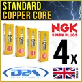 4x NGK BPR6HS-10 (2633) Standard Zuendkerze