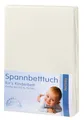 Julius Zöllner Spannbetttuch ecru Jersey 70 x 140 cm