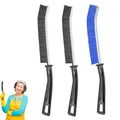 3Pcs Hard Bristle Crevice Cleaning Brush, Multifunctional Grout Cleaner Brush, Thin Gap Cleaning Brush Set, Small Cleaning Tools for Household Use, Kitchen, Bathroom, Toilet, Window Track,Tight Space