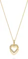 JETTE - SWING HEART Halskette Silber Zirkonia goldf.- S.88336071NL - Halsschmuck