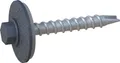 Sarei Sarei Spenglerschrauben SDF anthrazit 6.0 x 38 mm PH 3 - 25 Stk.  Schraube