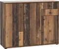 FORTE Kommode Tempra, Kommode, 3 Türen, 2 Schubkästen, viel Stauraum, Breite 108,8 cm