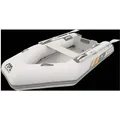 Aqua Marina Schlauchboot 5 Personen 330x153 cm mit Hochdruck-PVC-Gewebe Handpumpe Sitzbank Transporttasche Holzboden Paddel bis 15 PS Weiß