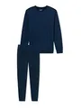 Uncover by Schiesser Herren Schlafanzug lang, Nachtblau, 50
