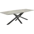 LC Garden Como Garten Esstisch 200x100cm Grau/Anthrazit