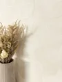 NEWROOM Vliestapete Weiß Creme Perlmutt Glamour 3D Optik Wohnzimmer Schlafzimmer
