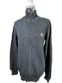 Indicode IDAndy Herren Strickjacke Größe M schwarz Cardigan Grobstrick Pullover