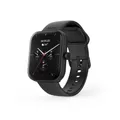 Hama Smartwatch (Farbdisplay 1,65“, Telefonfunktion, WhatsApp, E-Mails etc, Sprachassistent, Wasserschutz IP68, Fitnesstracker mit 100 Sportarten + Herzfrequenz, Blutsauerstoff, Kalorien etc.) schwarz