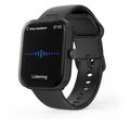 Hama 178614 5000 Digital 47 mm Smartwatch Rechteckig IP68  Schwarz