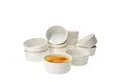MamboCat Servierschale 12er Set Creme Brulee Schale Bianca 12,5x5cm weiß - 24302129, Porzellan