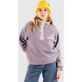 Columbia Helvetia II Cropped Half Snap Fleece Half-Zip Fleece Pullover shale purple / lvd prl / cit Gr. L