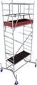 KRAUSE Arbeitsgerüst ClimTec System, (Set), Komplettgerüst, inkl. 1 Aufstockung und Fahrrollensatz