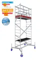 KRAUSE ClimTec Gerüst 5,00 m AH & höhenverst. Rollen 150 mm | Neue Norm DIN EN 1004-1 - Art-Nr: 710284