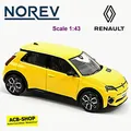 Renault 5 E-Tech 100% Elektrisch 2024-26 Pop Gelb yellow 1:43 Norev 510552