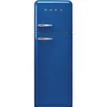 Smeg Kühl-Gefrier-Kombination 50'S Style, Blau, Metall, 1 Schublade(n),3 Schublade(n) Schubladen, C, 60x172x72.8 cm, Made in Italy, Abtauautomatik, LED-Innenbeleuchtung, elektronische Temperaturregelung, No-Frost, Warneinrichtung bei Temperaturanstieg, Kälteakku, Urlaubsschaltung, Küchengeräte, Küchenelektrogeräte, Kühl- & Gefrierschränke, Kühlschränke, Standkühlschränke