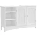 Calicosy Waschbeckenunterschrank, Weiß, Holzwerkstoff, 30x60x103 cm, Badezimmer, Badezimmerschränke, Waschbeckenunterschränke