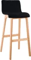 CLP Barhocker Hover Stoff (1 St., 1er), Stoffbezug, Gestell aus Buchenholz