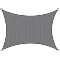 Sol Royal Sonnensegel Sonnensegel rechteckig 2x3m SolVision HS9, Anthrazit, Wasserdurchlässig HDPE Atmungsaktiver Terrasse UV Sonnenschutz grau 300 cm x 1 cm x 200 cm