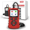 iKiKin OBD2 Scanner Code Leser Auto Diagnosegerät Automatischer Fehlercode Leser für alle OBD II/EOBD Fahrzeuge, Diagnosetool mit Fehlerspeicher Auslesen, Strahlend Rot