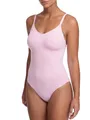 creamy fabrics Damen Figurformender Shapewear Bodysuit mit String-Rückenteil – Nahtloser Body für unsichtbaren Sitz – Starke Kompression Bauch & Taille – Verstellbare Träger