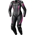 RST Tractech Evo D3O, Lederkombi 1tlg. perforiert Damen - Schwarz/Pink - S