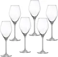 Ritzenhoff & Breker Weißweinglas Salsa, 6-tlg., Glas, robust und kristallklar, 6-teilig
